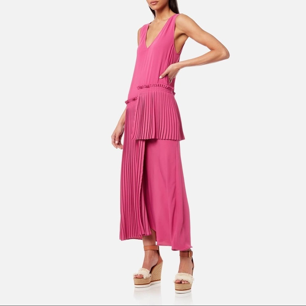 NWT Maison Margiela Women's Pleated Pink dress